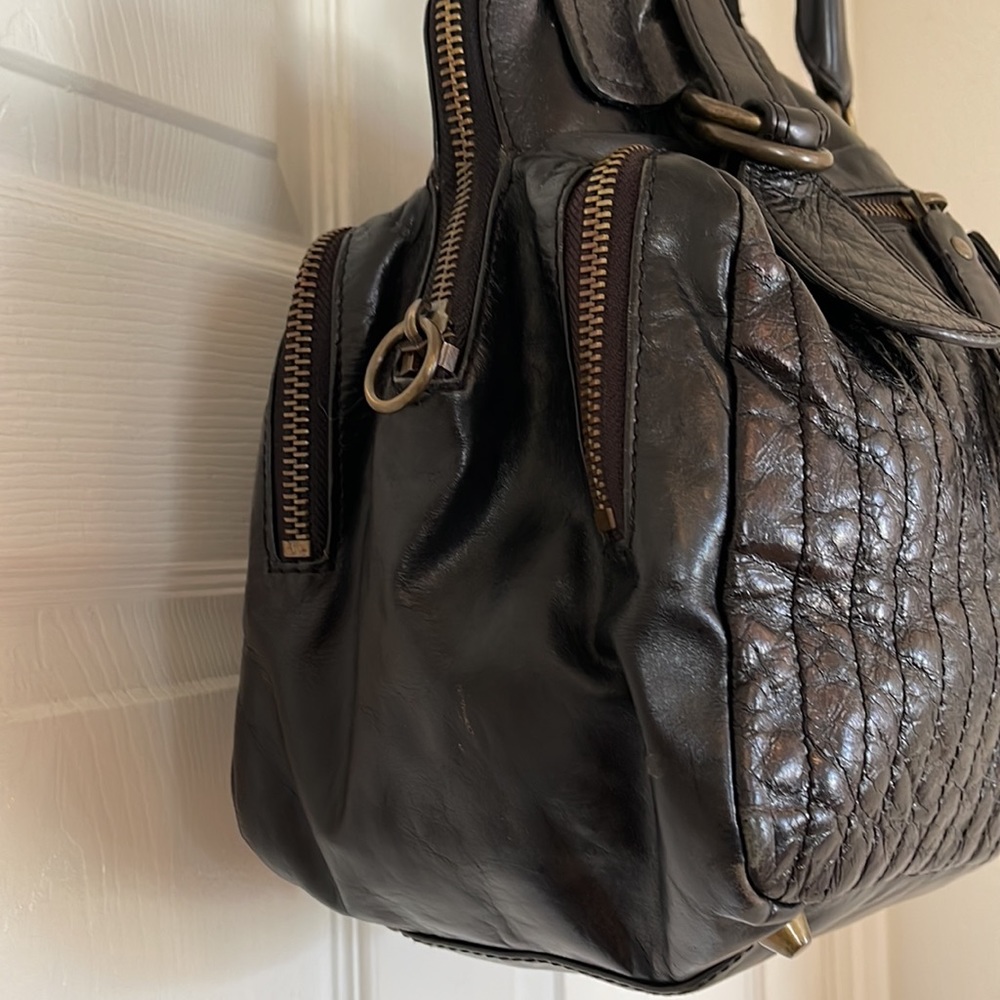 Chloe Black Quilted Leather Tote - Picture 4 of 13